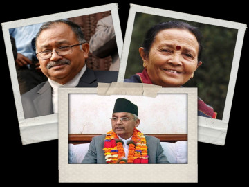 गैरदलीयलाई राष्ट्रपति बनाउने प्रयास : खिलराज, अनुराधा र कल्याणकाे चर्चा